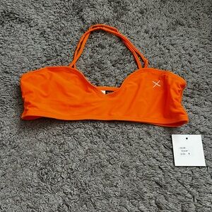 NWT Boutine LA Neon Orange Bikini Top